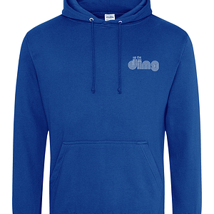 Ding Hoodie logo badge whiteink