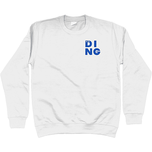Ding Sweatshirt square badge blueink